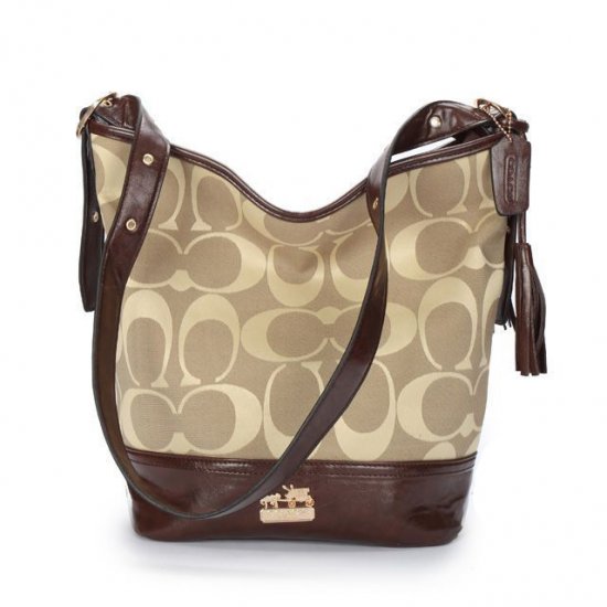 Coach Legacy Duffle In Printed Signature Medium Khaki Crossbody Bags ACF | Women